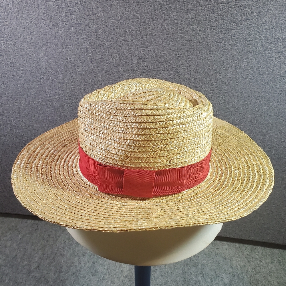 Brixton Joanna Wide Brim Straw Hat - Honey Sunrise Size S / 7 - Picture 4 of 12